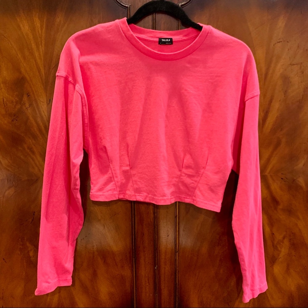Talula Pink Long Sleeve Tee Shirt